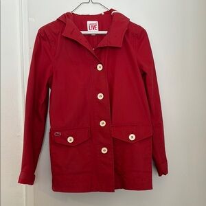 Lacoste Live hooded rain jacket